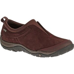 Merrell dewbrook Moc waterproof shoes brown slip on sneakers women’s size 9.5